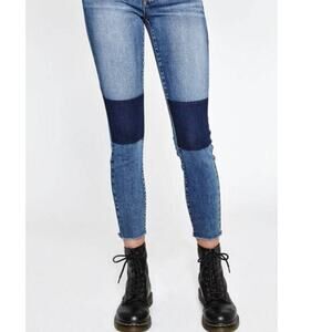 PacSun Knee‎ Patch Super Stretch Ankle Jeggings sz 25